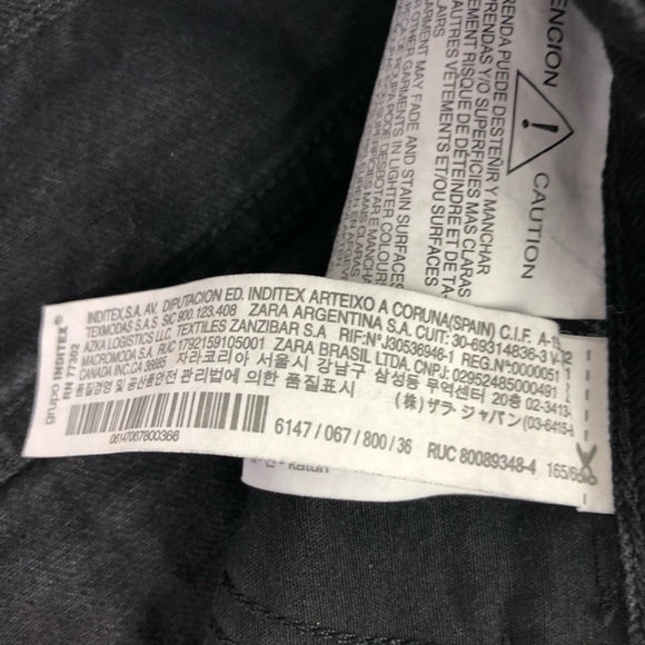 SOLD Zara Ultra High Rise Destroyed Cutoffs - Picture 7 of 8